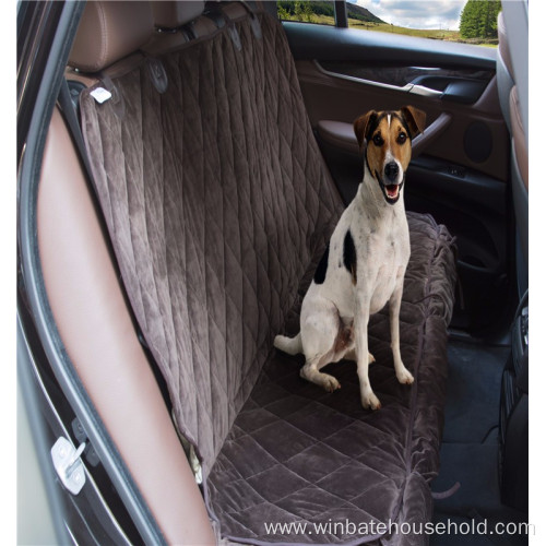 Crystal Velvet Soft Car Seat Cover For Dog